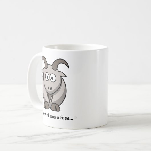 Mug met gekkekken koffiemok (Voorkant links)