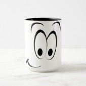 Mug met gelukkig gezicht mok (Midden)