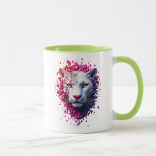 Mug met gestileerde portret van een feen mok