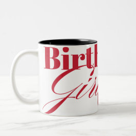 Mug met leuk ontwerp – Perfect cadeau voor vriende Tweekleurige Koffiemok