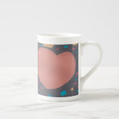 Mug met liefdesviering porselein kop (Rechts)
