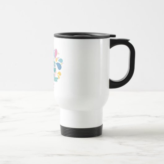 “Mug met Positieve Energie” Reisbeker (Rechts)