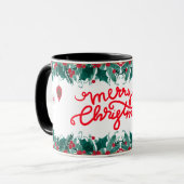 Mug met Seizoensgroeten Mok (Voorkant links)