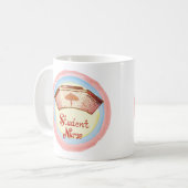 Mug met verpleegsterspet koffiemok (Voorkant links)