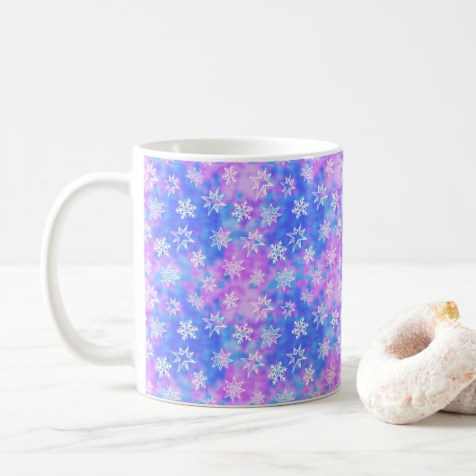 Mug Motifs de neige Koffiemok (Met donut)
