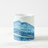 Mug Mt Tamalpais Watercolor Turquoise  Koffiemok (Center)