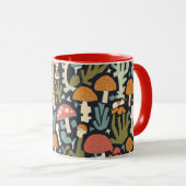 Mug Mushrooms kluis Mok (Voorkant rechts)