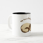 mug nap time is de best time tweekleurige koffiemok (Voorkant links)