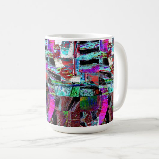 Mug – Neon Pulse Koffiemok (Voorkant rechts)