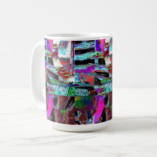 Mug – Neon Pulse Koffiemok (Voorkant links)