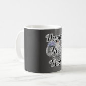 Mug New Year with Happy party  Koffiemok (Voorkant links)