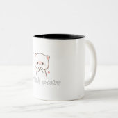 Mug of Sleepy Cat– Need Moar Naps Tweekleurige Koffiemok (Voorkant rechts)