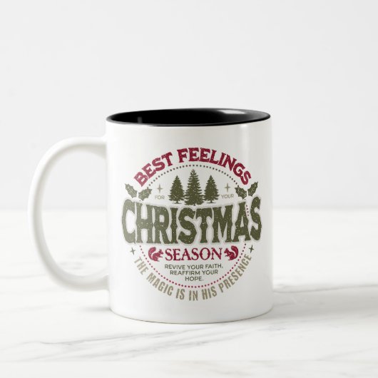 Mug of Warmth: Another Cup of Hot Chocolate Tweekleurige Koffiemok (Links)