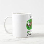 Mug om niet te veel te doen op het werk koffiemok (Links)