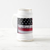 mug om te dienen bierpul (Voorkant links)