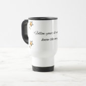 Mug on the theme of motivation. reisbeker (Voorkant links)