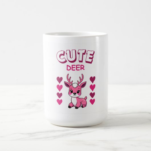 mug ontwerp met cute herten koffiemok (Center)