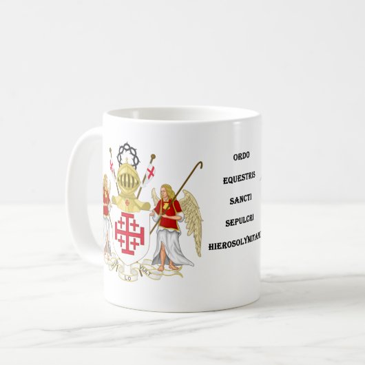 Mug Orde van Sint-Sepulcer Koffiemok (Voorkant links)