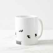 Mug - Oswald - Running from the Lion Koffiemok (Voorkant rechts)