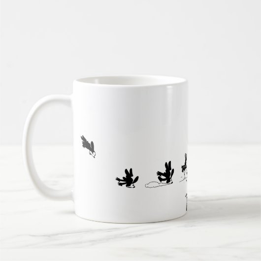 Mug - Oswald - Running from the Lion Koffiemok (Links)