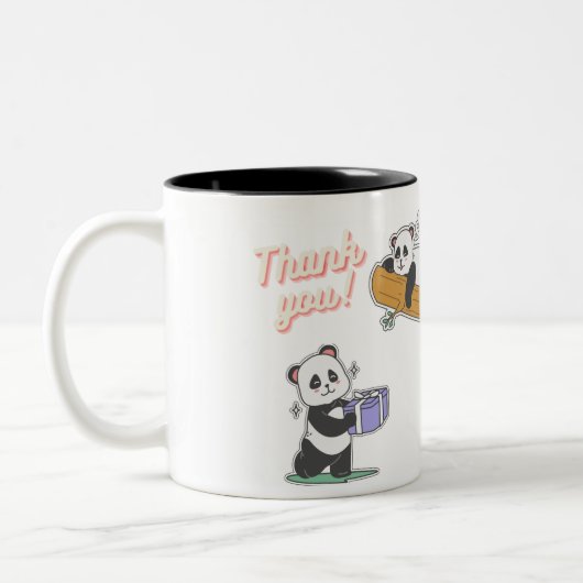 Mug Panda Tweekleurige Koffiemok (Links)