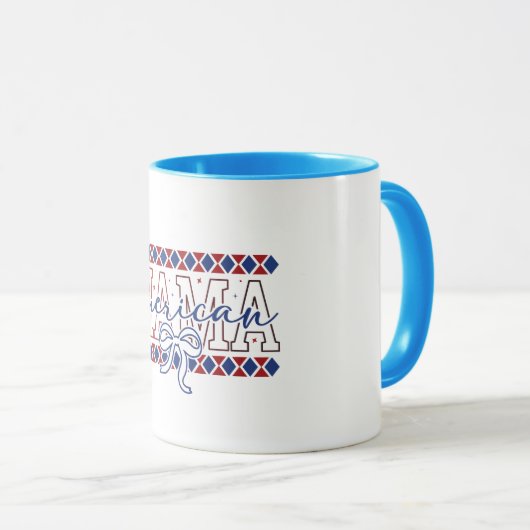 Mug-Patriotic Mom Coffee  Mok (Voorkant rechts)