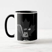 Mug Pingouins Hockey Canada N&B Mok (Links)