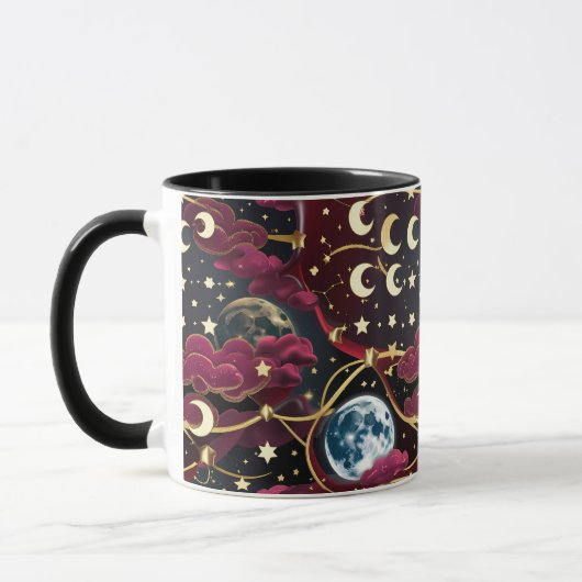 Mug - Red Celestial Moon Mok (Links)