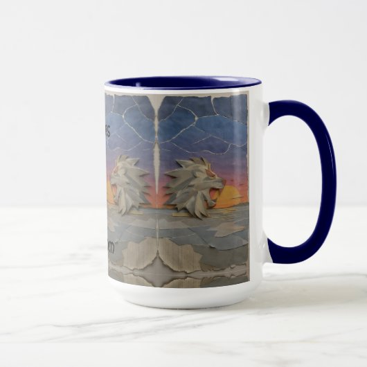Mug – Roaring Sunset Lion Mok (Rechts)