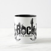 Mug Rock your world  Mok (Midden)