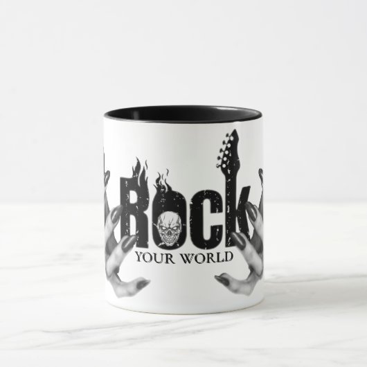 Mug Rock your world  Mok (Midden)