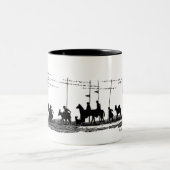 Mug Saint Jacques de Compostelle Chemin Tweekleurige Koffiemok (Center)