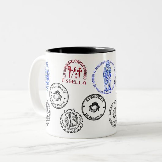 Mug Saint James Way Tweekleurige Koffiemok (Voorkant links)