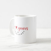 Mug Saint-Valentin - "I'm yours, no refunds" Koffiemok (Voorkant links)