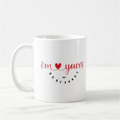Mug Saint-Valentin - "I'm yours, no refunds" Koffiemok (Links)