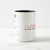 Mug Saint-Valentin - "Love You to the Moon" Mok (Midden)