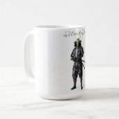 Mug samurai warrior koffiemok (Voorkant links)