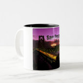 Mug San Francisco Tweekleurige Koffiemok (Voorkant links)