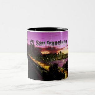 Mug San Francisco Tweekleurige Koffiemok