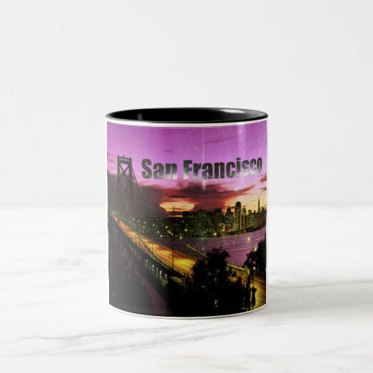 Mug San Francisco Tweekleurige Koffiemok (Center)