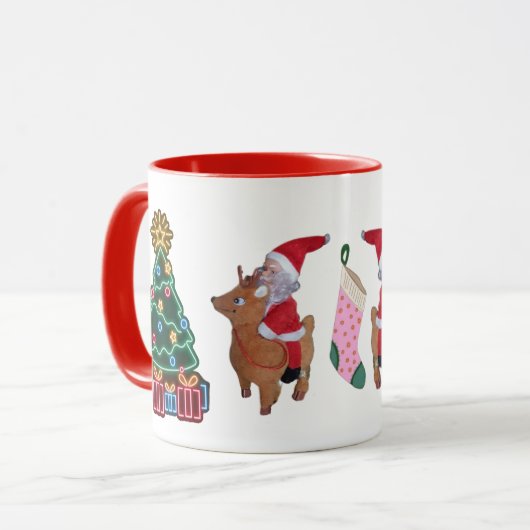Mug Santa Clause Mok (Voorkant links)
