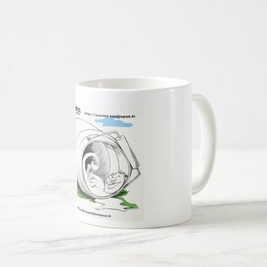Mug Scorfel bidon Koffiemok (Voorkant rechts)