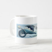 Mug Scorfel - Blauwe draak Koffiemok (Voorkant links)