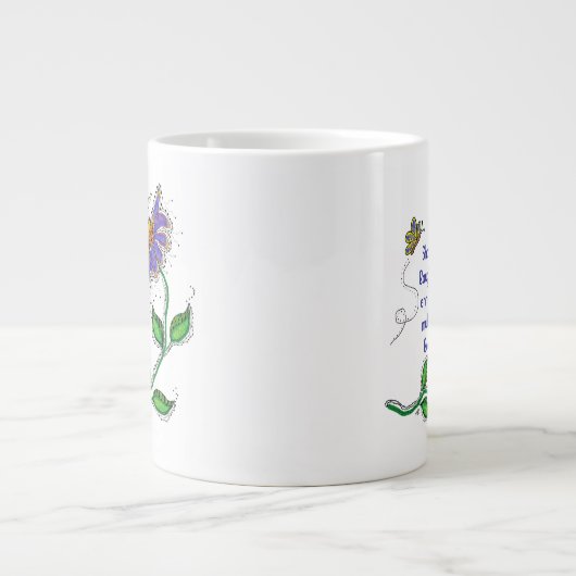 Mug - Shared laughter enriches mutual love Grote Koffiekop (Voorkant)