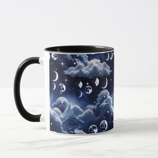 Mug - Silver Celestial Moon Mok (Links)
