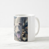 Mug - Smiling Blue Whippet Koffiemok (Voorkant rechts)