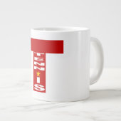 Mug Specialty Jumbo BlanTENNIS Grote Koffiekop (Voorkant rechts)