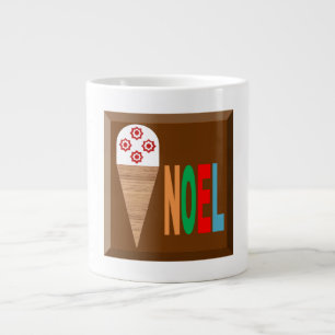 Mug Specialty Jumbo Design CHOCOLAT GLACE NOEL Grote Koffiekop