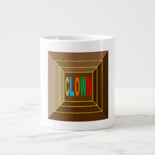 Mug Specialty Jumbo White CLOWN CHOCOLAT Grote Koffiekop
