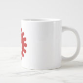 Mug Specialty Jumbo White Design Bye CORONA Grote Koffiekop (Rechts)